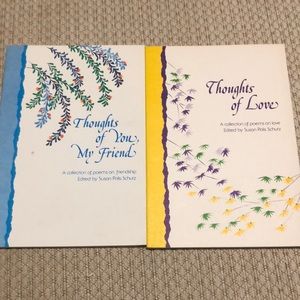Vintage blue mountain press poem books